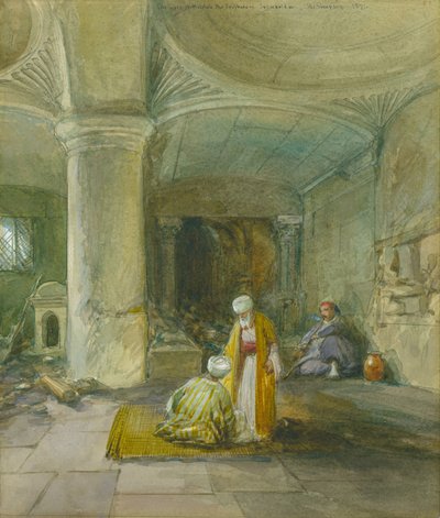 Das Tor der Prophetin Hulda, Jerusalem, 1871 von William Crimea Simpson