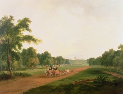 Eine Jagdgesellschaft in Indien von William Daniell
