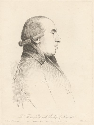 Dr. Thomas Barnard, Bischof von Limerick von William Daniell