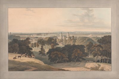 Tafel I: London vom Greenwich Park aus von William Daniell