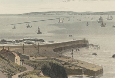 Kai bei Straddon Point in der Nähe von Plymouth von William Daniell