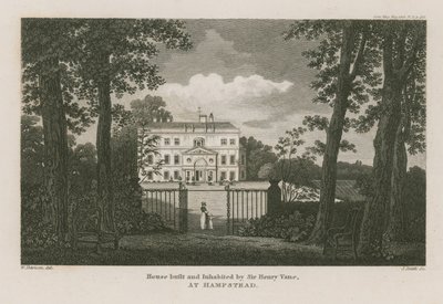 Haus gebaut und bewohnt von Sir Henry Vane in Hampstead von William Davison