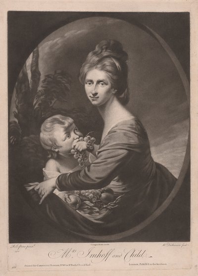 Mrs. Imhoff und Kind von William Dickinson