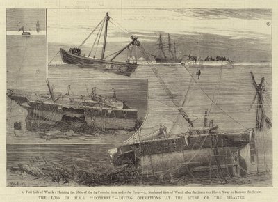 Der Verlust der HMS Doterel, Tauchoperationen an der Unglücksstelle von William Edward Atkins