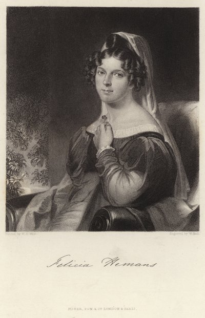 Felicia Hemans von William Edward West
