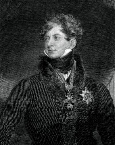 Georg IV., König des Vereinigten Königreichs und Hannover, 1829 von William Ensom