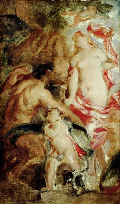 Allegorische Studie, eine Skizze von William Etty
