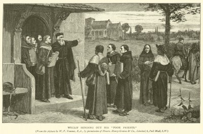Wyclif sendet seine armen Priester aus von William Frederick Yeames