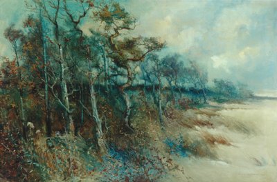 Bäume in einer sandigen Landschaft, Heysham, 1915 von William H. Parkinson