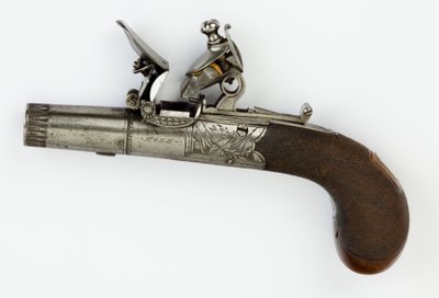Steinschlosspistole mit Box-Lock, ca. 1820 von William Hale