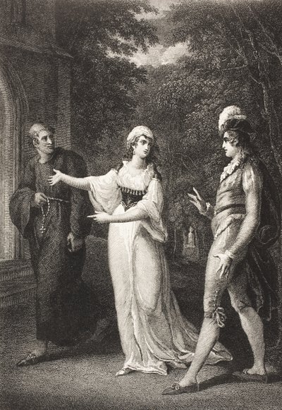 Olivias Garten, Akt IV, Szene III, aus 