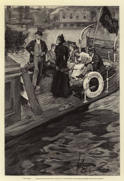 Bootfahren auf der Themse von William Hatherell