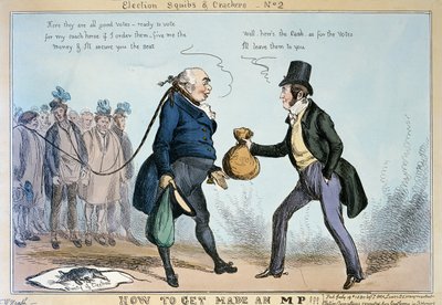 Wie man Abgeordneter wird, 19. Juli 1830 von William Heath