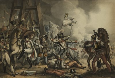 Rette sich wer kann, oder Jeder für sich (Aquatinta) von William Heath