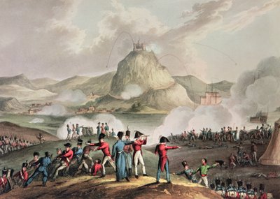 Belagerung von San Sebastian, Juli 1813, graviert von Thomas Sutherland von William Heath