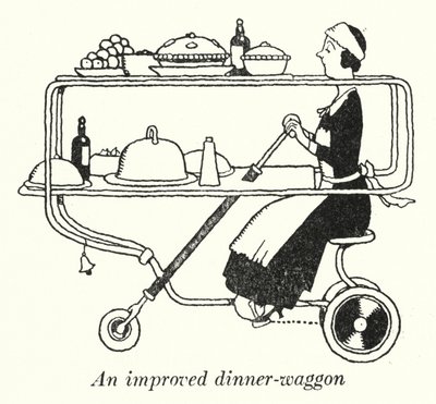 Ein verbesserter Speisewagen von William Heath Robinson