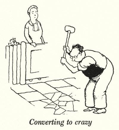 Umwandlung in Verrücktheit von William Heath Robinson