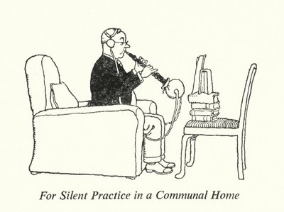 Für stille Übungen in einem Gemeinschaftshaus von William Heath Robinson