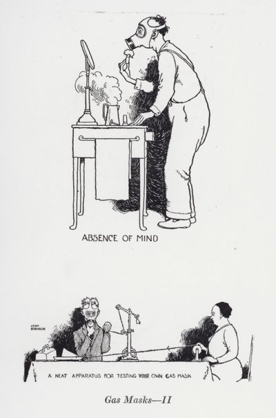 Gasmasken - II von William Heath Robinson