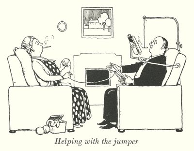 Hilfe beim Pullover von William Heath Robinson
