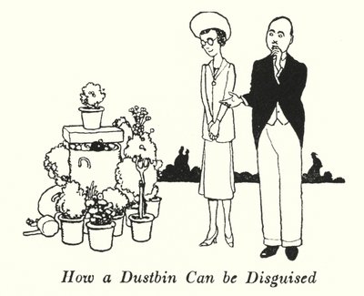 Wie ein Mülleimer getarnt werden kann von William Heath Robinson