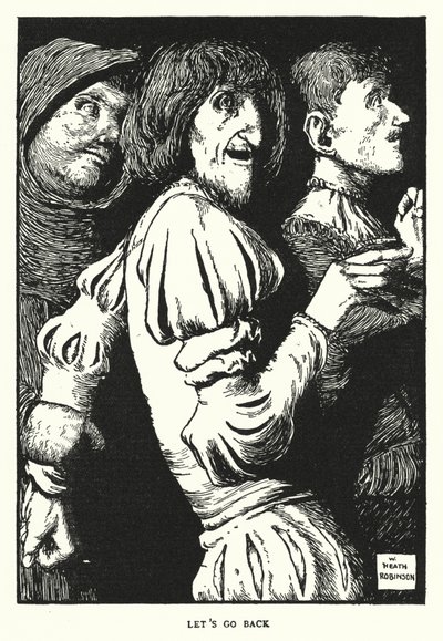 Lass uns zurückgehen von William Heath Robinson