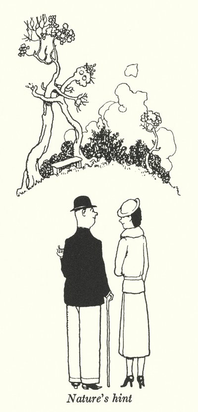 Naturhinweis von William Heath Robinson