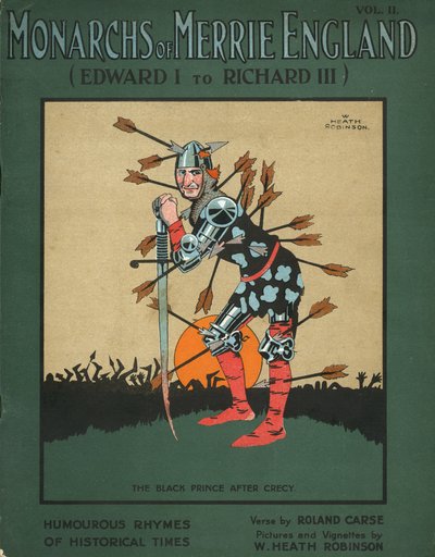 Der Schwarze Prinz nach der Schlacht von Crecy von William Heath Robinson