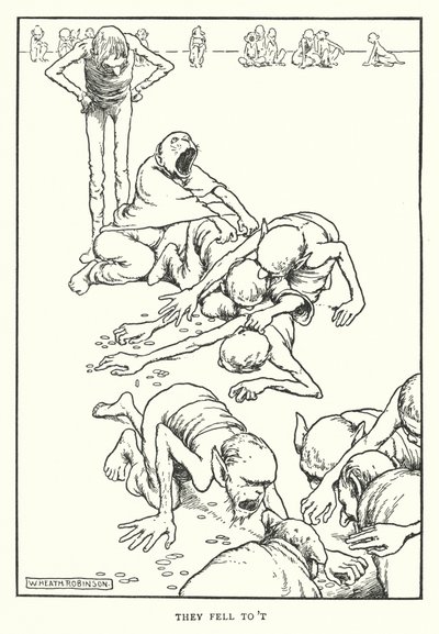 Sie fielen darauf ein von William Heath Robinson