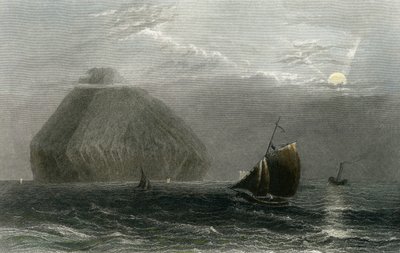 Ailsa Craig, graviert von J. T. Willmore von William Henry Bartlett