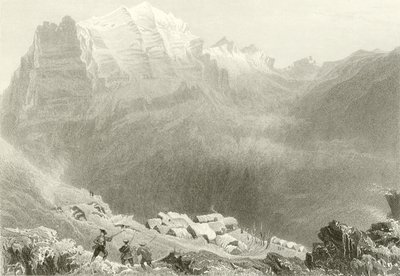Dormeilleuse, Hochalpen, die Szene von Felix Neffs