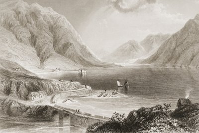 Leenane, Connemara, County Galway, Irland, aus 