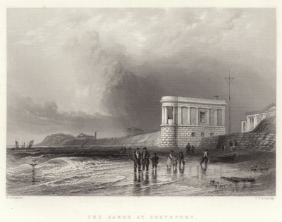Die Strände von Southport von William Henry Bartlett