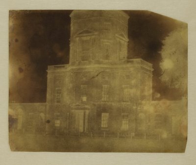 Basis der Radcliffe-Bibliothek, Oxford von William Henry Fox Talbot