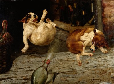 Ein überraschendes Ergebnis, 1887 (eines von einem Paar) von William Henry Hamilton Trood