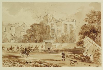 Hardwick Old Hall von William Henry Hunt