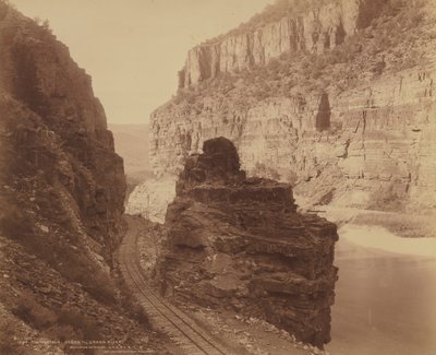 Die Portale, Canyon des Grand River, Glenwood Erweiterung D. & R.G.R.R. von William Henry Jackson