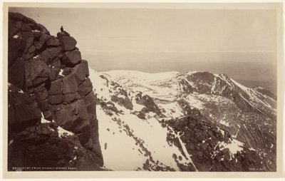 Westlich vom Gipfel des Pikes Peak von William Henry Jackson