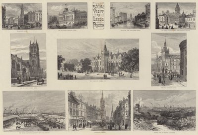 Königlicher Besuch in Leeds und Preston von William Henry James Boot