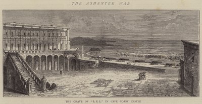 Der Ashantee-Krieg, das Grab von L E L in Cape Coast Castle von William Henry James Boot