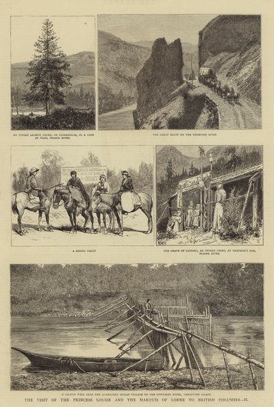 Der Besuch der Prinzessin Louise und des Marquis von Lorne in British Columbia, II von William Henry James Boot