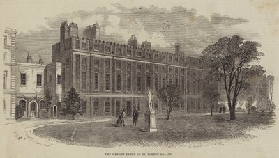 Die Gartenfront des St. James Palastes von William Henry Prior