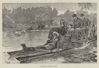 Ein Picknick am Virginia Water von William Heysham Overend