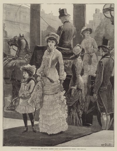 Ankünfte zur königlichen Gartenparty im Marlborough House von William Heysham Overend