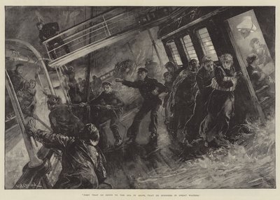 Diejenigen, die zur See fahren, die Geschäfte auf großen Gewässern machen von William Heysham Overend