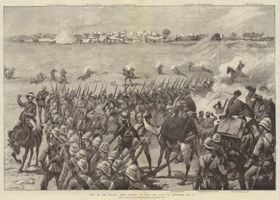 Krieg im Sudan, erster Versuch, die Stadt Metammeh einzunehmen, 21. Januar von William Heysham Overend
