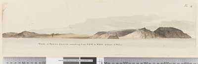 Seite 4 Blick auf Porto Santo von NNW bis WBW in 5 Meilen Entfernung von William Hodges