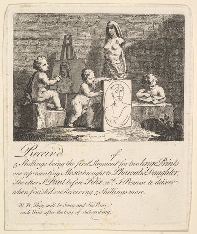 Jungen spähen auf die Natur, 1731-51 von William Hogarth
