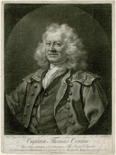 Kapitän Thomas Coram von William Hogarth