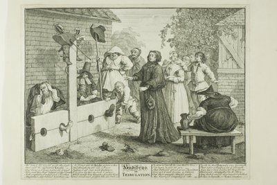 Hudibras in Bedrängnis, Platte sechs aus Hudibras von William Hogarth